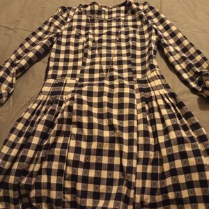 A beautiful plaid blue and cream shirt